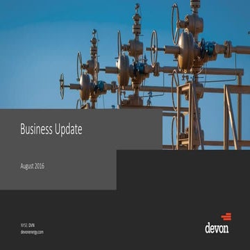 August Investor Presentation