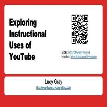 Exploring Instructional Uses of YouTube - June 2015