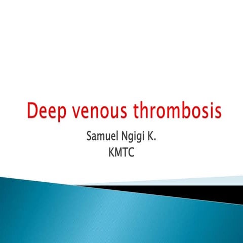 Dvt Powerpoint Presentation – PPT – ACULFS