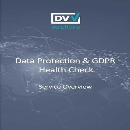 Data Protection & GDPR Health Check Service Overview