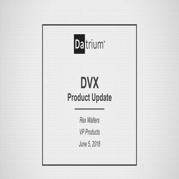 Dvx update 20180605