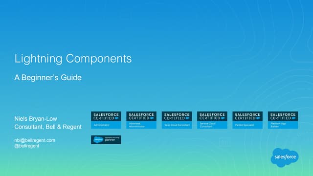 A Beginner's Guide to Lightning Components by Niels Bryna-Low