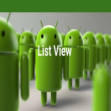 Android - Listview with source code