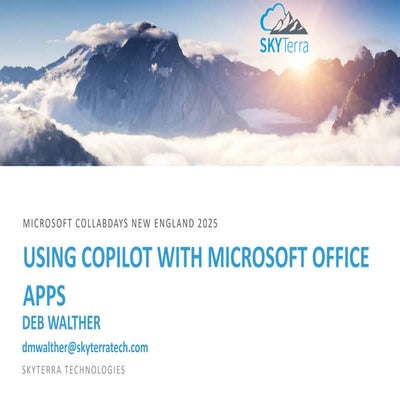 Using Copilot with Microsoft Office Apps