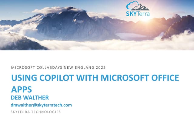 Using Copilot with Microsoft Office Apps