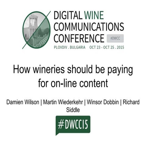 DWCC slide share   How wineries should be paying for reviewer content
