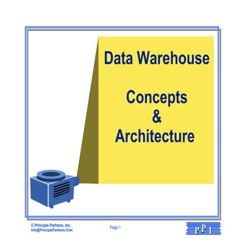 Data Wearhouse (Dw)  concepts