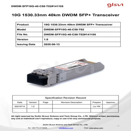 dwdm-sfp10g-40km-c59-optical-module-141105.doc