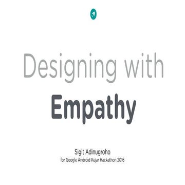 Designing with Empathy