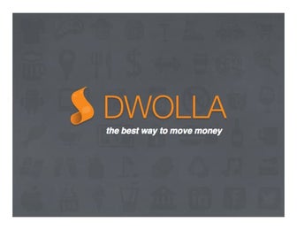 Dwolla Startup Pitch Deck