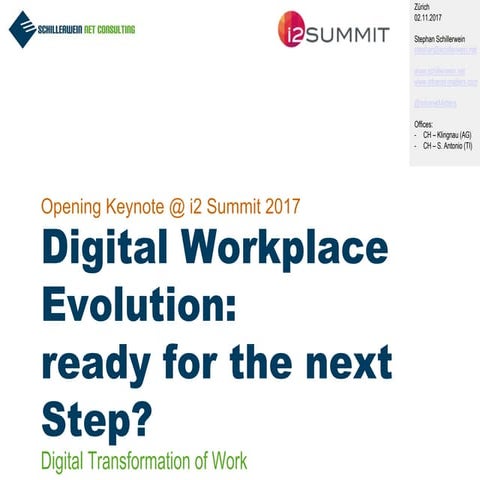 Digital Workplace Evolution: ready for the next step?