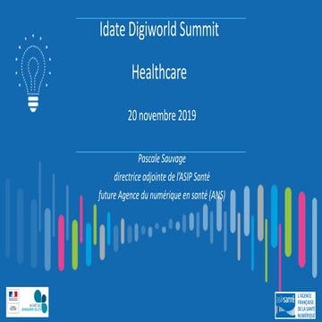 DWS19 Séminaire Healthcare Pascale Sauvage ASIP