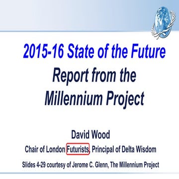 State of the Future 2015-16: Report from the Millennium Project