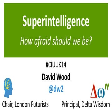 Superintelligence: how afraid should we be?