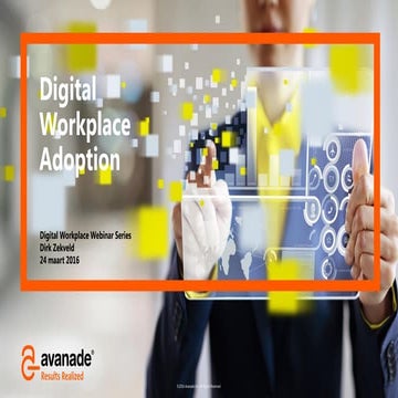 Digitale werklek adoptie
