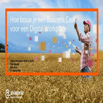 Business case voor een digitale werkplek