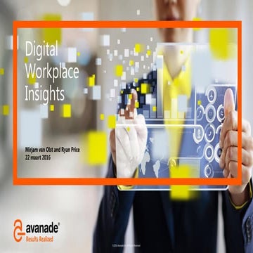 Digital workplace insights