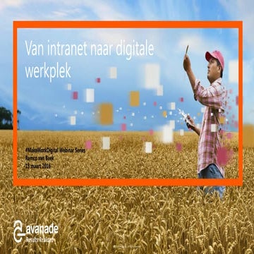 Van intranet naar een digitale werkplek