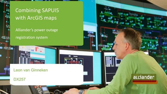 Integrating SAPUI5 with ArcGIS Maps (Leon van Ginneken)