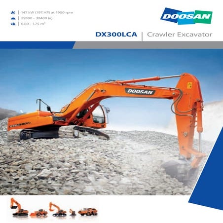 DOOSAN DX300LCA HYDRAULIC EXCAVATOR Presentation.pdf
