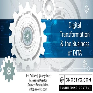 Digital Transformation and DITA