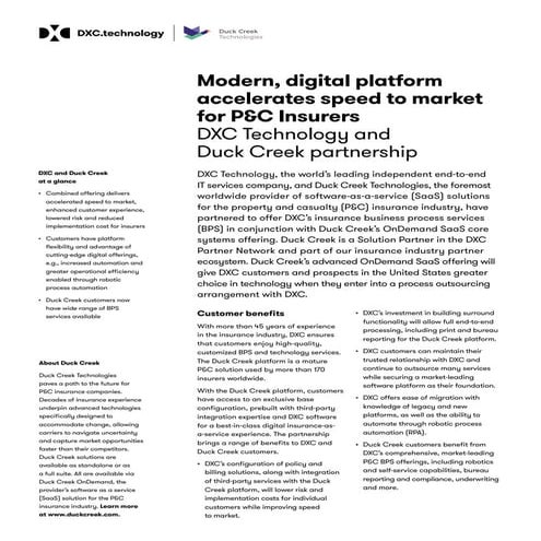 Dxc duck creek_partnership_fact_sheet_2020