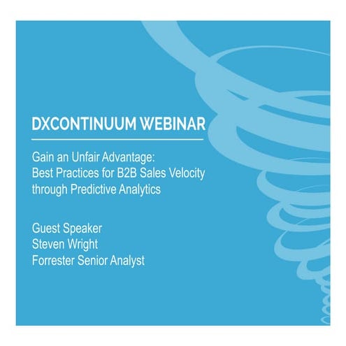 DxContinuum Forrester Webinar