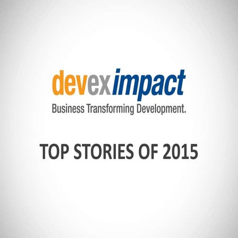  Top Devex Impact stories of 2015