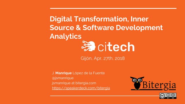 Digital transformation (DX), Inner Source and Software Development Analytics ...
