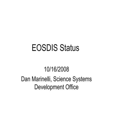 EOSDIS Status