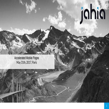 Mobile First et AMP - Developers Meetup - May 2017