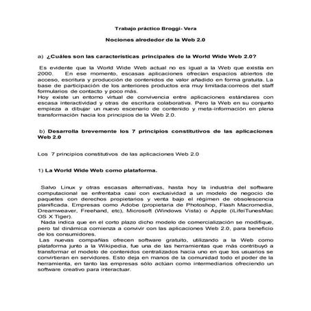 Nociones alrededor de la Web 2.0