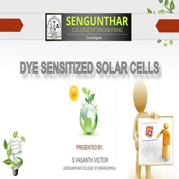 Dye sensitized solar cells