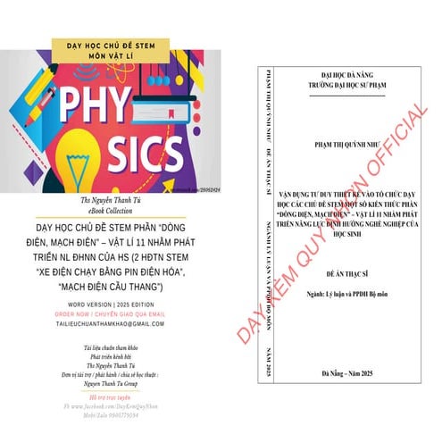 DẠY HỌC CHỦ ĐỀ STEM PHẦN “DÒNG ĐIỆN, MẠCH ĐIỆN” – VẬT LÍ 11 NHẰM PHÁT TRIỂN NL ĐHNN CỦA HS (2 HĐTN STEM “XE ĐIỆN CHẠY BẰNG PIN ĐIỆN HÓA”, “MẠCH ĐIỆN CẦU THANG”).pdf