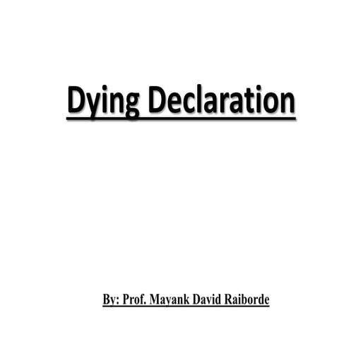 Dying declaration.pptx