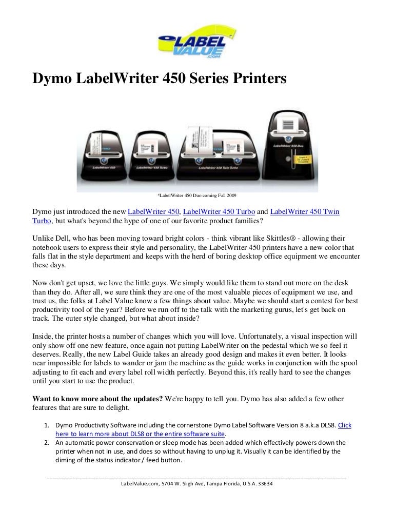 dymo labelwriter 450 not feeding labels