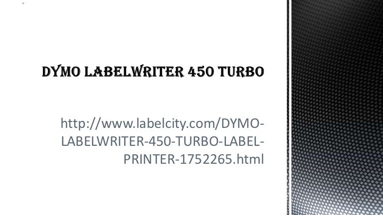Dymo labelwriter 450 turbo