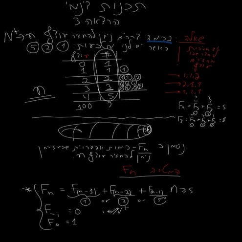 תכנות דינמי הרצאה 3