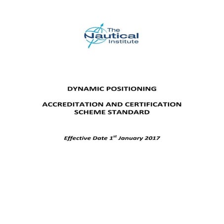 Dynamic positioning-accreditation-and-certification-scheme-standard-10th-janu...