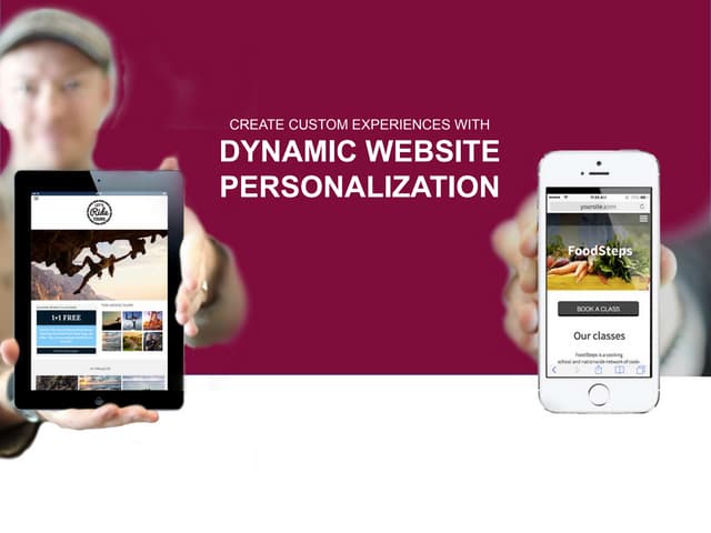 Dynamic Website Personalization - Make your website more interactive.