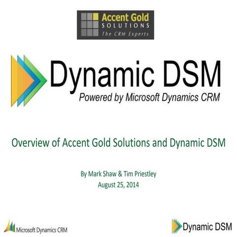 Dynamic DSM Tracking Software Features
