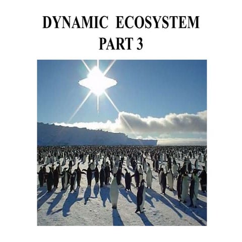 BIOLOGY FORM 4 CHAPTER 8 - DYNAMIC ECOSYSTEM PART 3