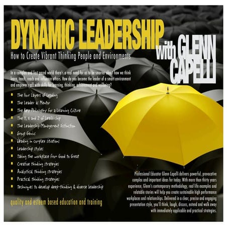 Dynamic Leadership- Glenn Capelli