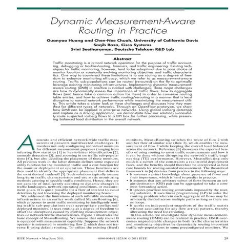 Dynamic measurement aware