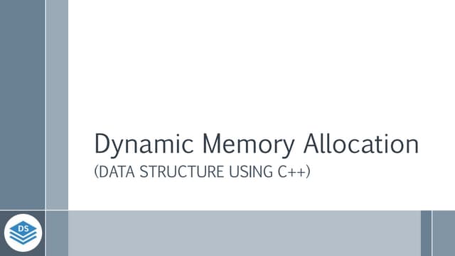 Dynamic memory allocation