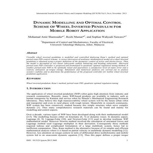 PID control dynamics of a robotic arm manipulator with two degrees of ...