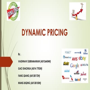 Dynamic Pricing: Past, Present, and Future