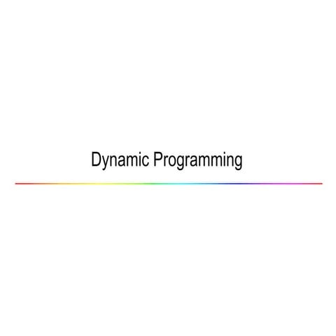 Dynamic programming class 16 | PPT