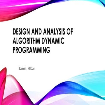 Dynamic programming pertemuan 4 | PDF