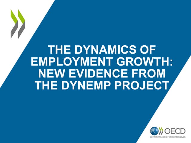 Dynamics of employment growth: Evid...
